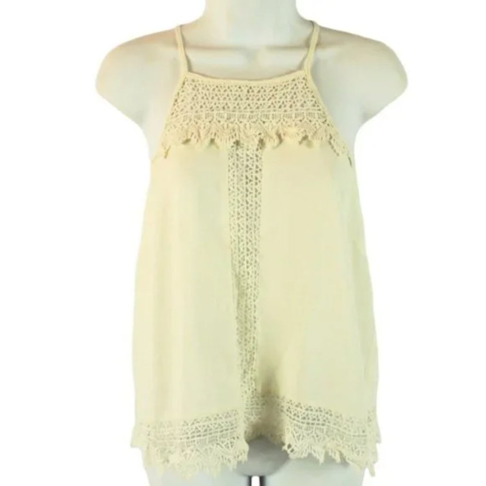 NWT! ASTR the Label Vintage Cream Lace Tank Top